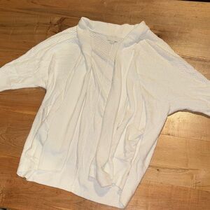 NWOT 3/4 sleeve barefoot dreams super soft periwinkle stylet cardigan